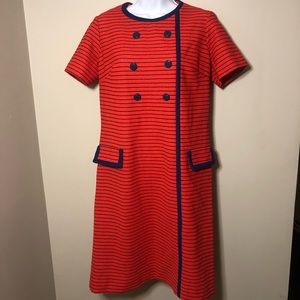 Vintage Korell Striped Dress